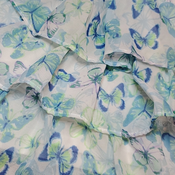 🌸$3 Today! Sz 4 Butterfly dress - Picture 2 of 4